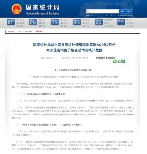 2月份商品住宅銷售價格環比總體上漲鳳凰網陜西